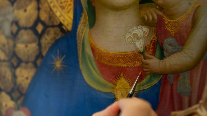 Restauración de La Virgen de la Humildad de Fra Angelico, jornada de conferencias
