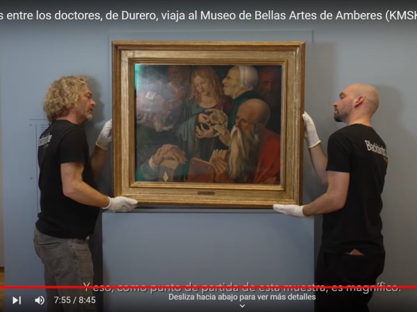Jesús entre los doctores, de Durero, viaja al Museo de Bellas Artes de Amberes